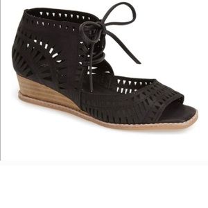 Jeffrey Campbell Rodillo Wedge Sandals Size 7